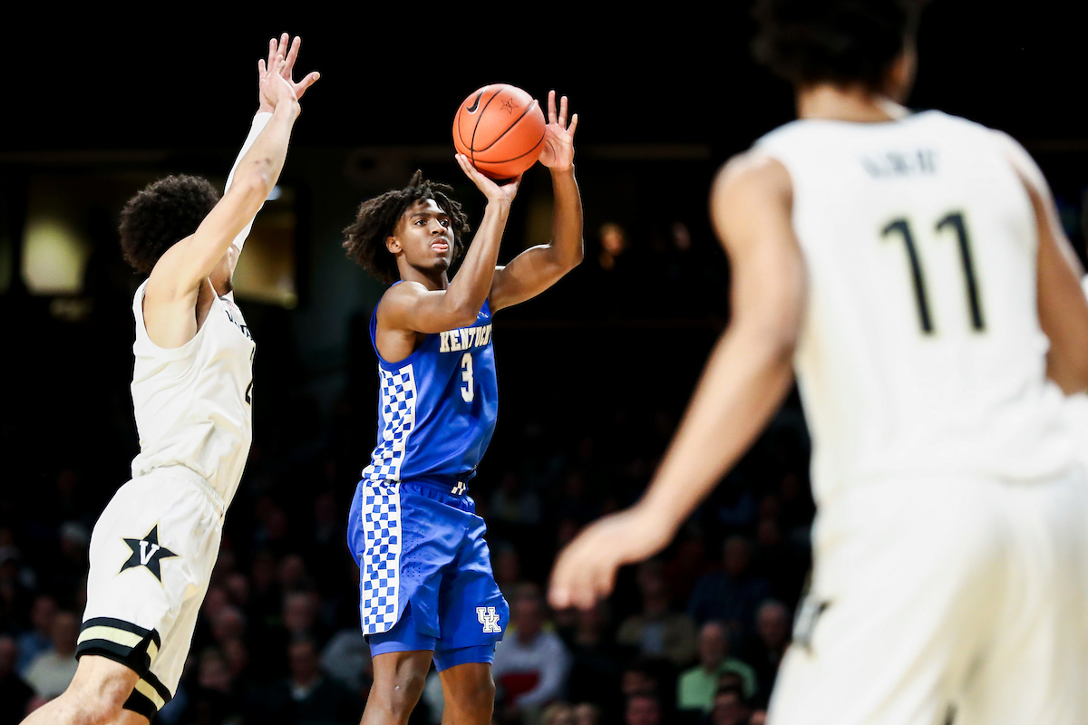 Tyrese Maxey. 

Kentucky beat Vanderbilt 78-64.

Photo by Chet White | UK Athletics