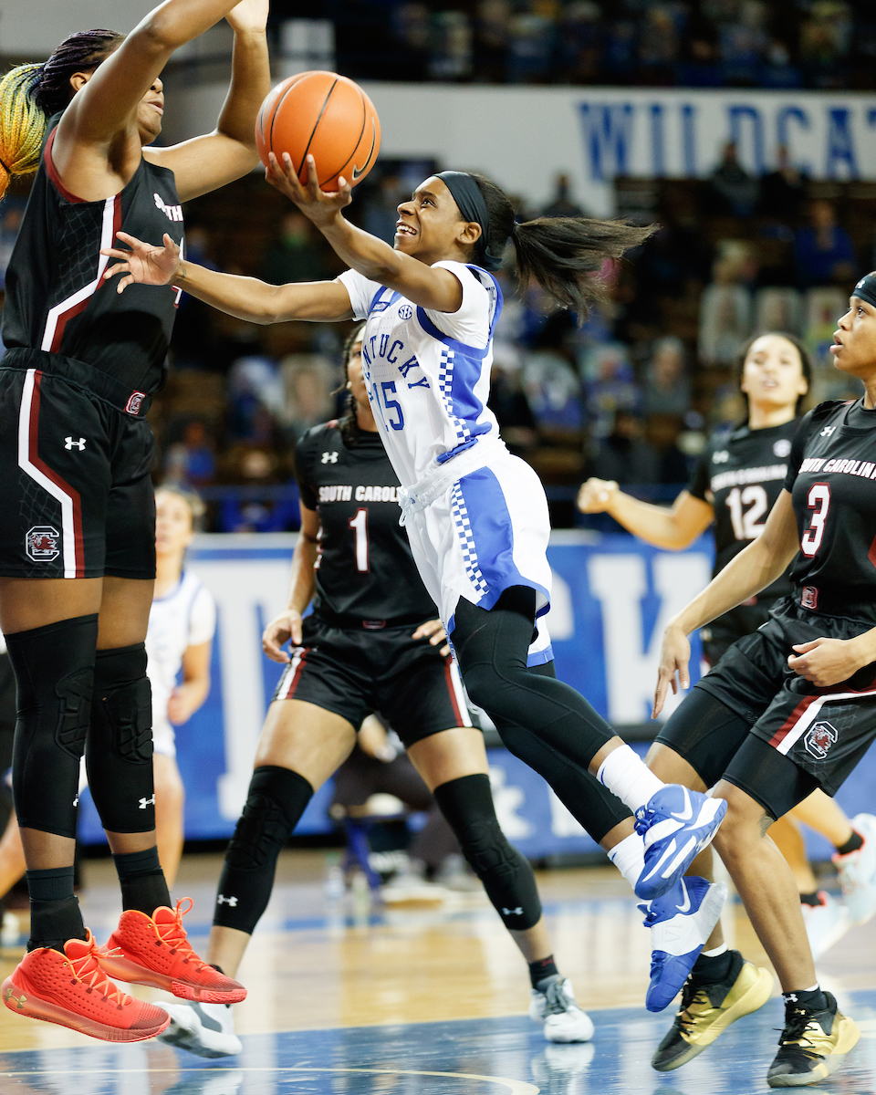 Chasity Patterson.

Kentucky falls to South Carolina 75-70.

Photo by Elliott Hess | UK Athletics