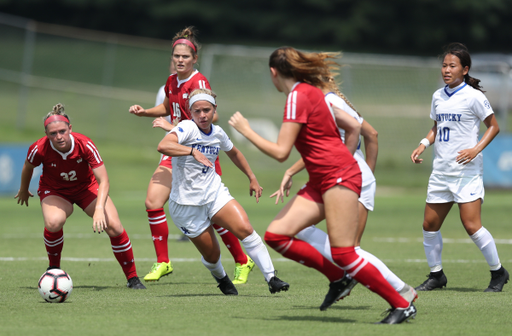 MARISSA BOSCO.

The University of Kentucky women's soccer team falls to Wisconsin 3-1 Sunday, August 26, at the Bell Soccer Complex in Lexington, Ky.

Photo by Elliott Hess | UK Athletics