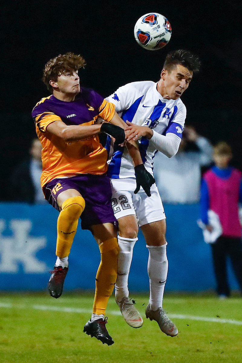 Tanner Hummel.

Men's soccer beat Lipscomb 2-1.

Photo by Chet White | UK Athletics