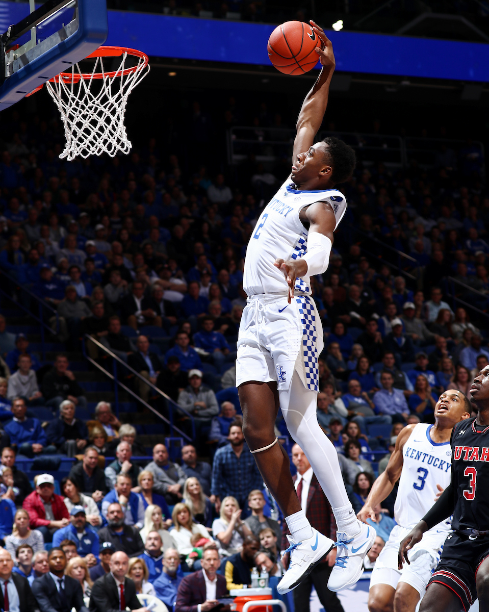 ASHTON HAGANS.

Kentucky beat Utah 88-61 on Saturday, December 15, 2018, in Lexington's Rupp Arena.


Photo by Elliott Hess | UK Athletics