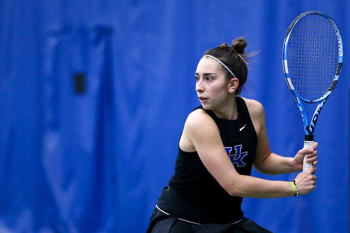 Maialen Morante.

Kentucky beats West Virginia 4-3.

Photo by Grace Bradley | UK Athletics