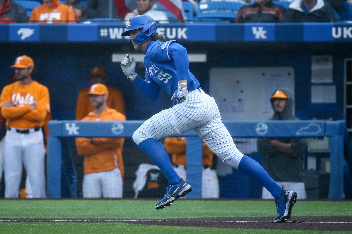 Adam Fogel.

Kentucky loses to Tennessee 7-2.

Photo by Sarah Caputi | UK Athletics