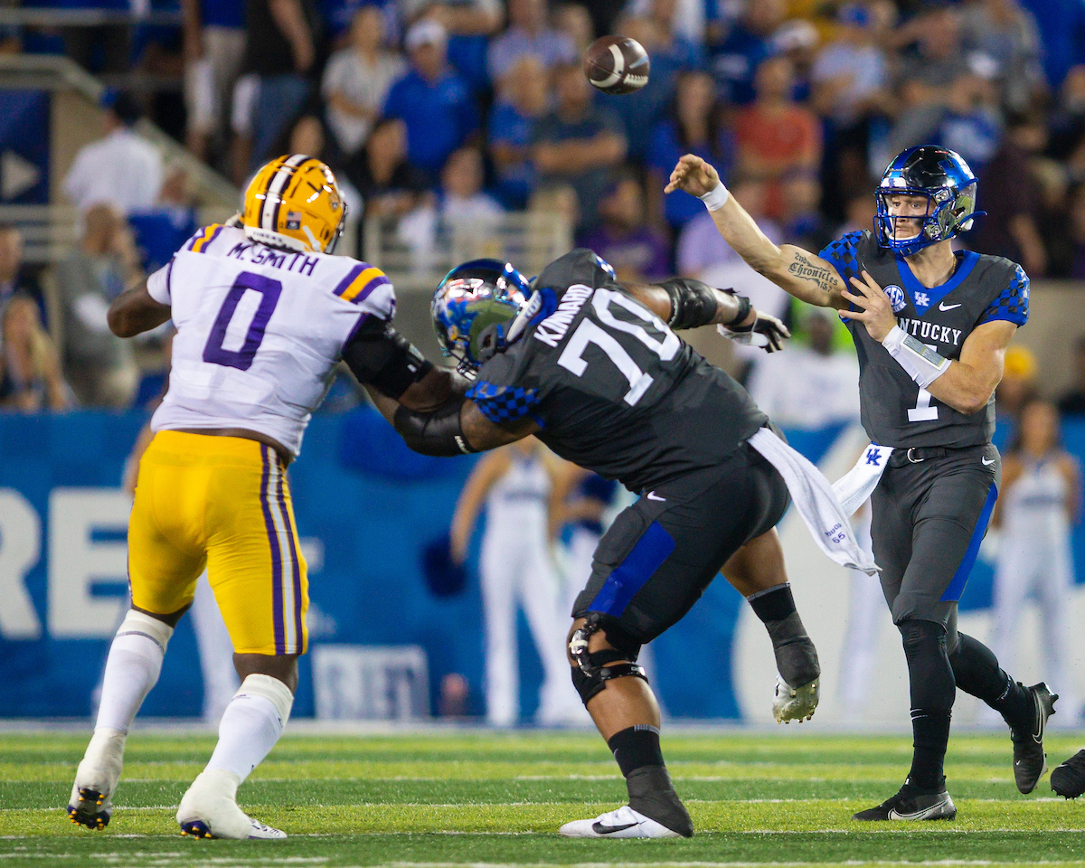 Will Levis.

UK beat LSU 42-21.

Photo by Grant Lee | UK Athletics