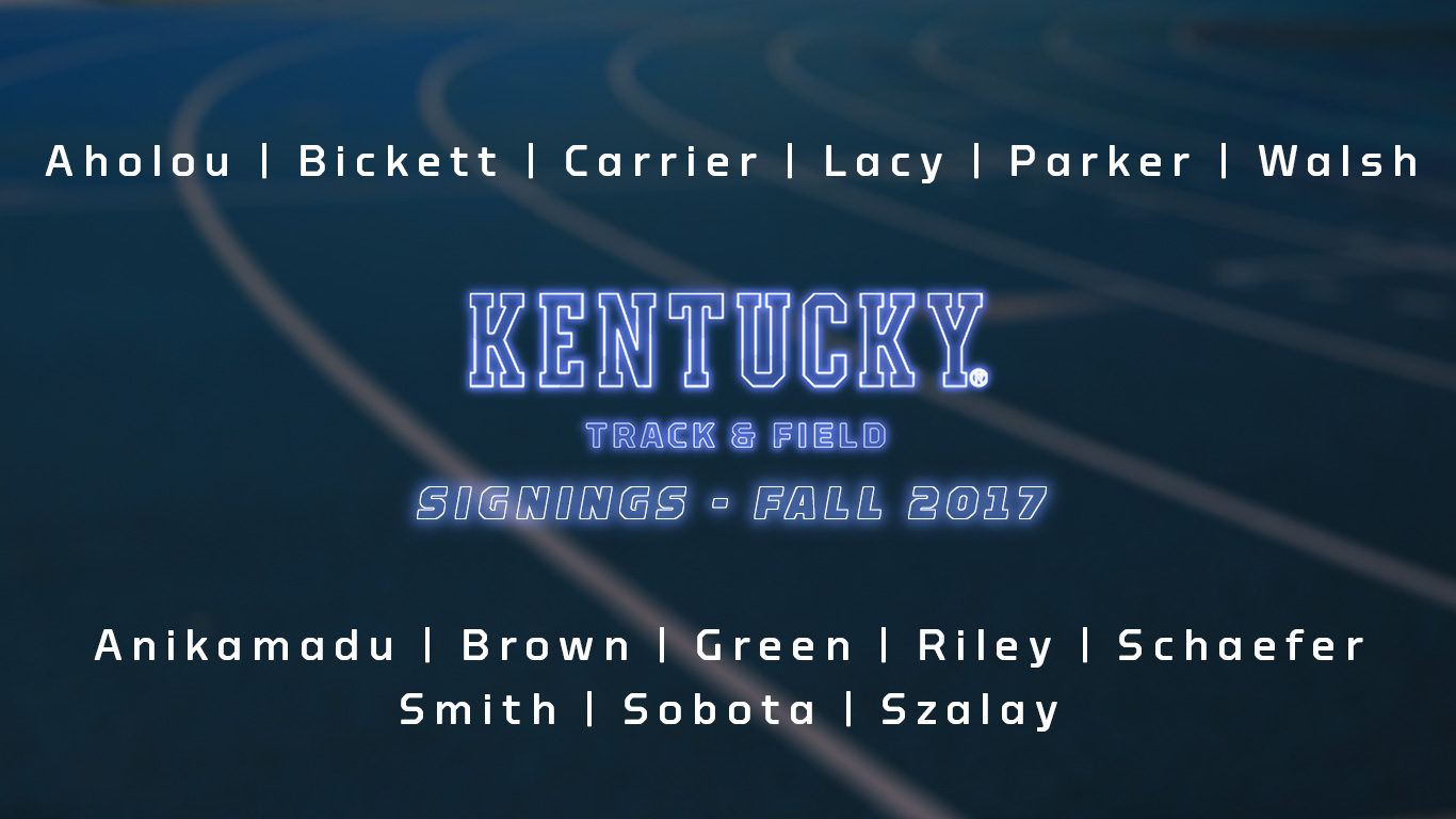 Kentucky Track & Field Announces Initial Fall 2017 Signings