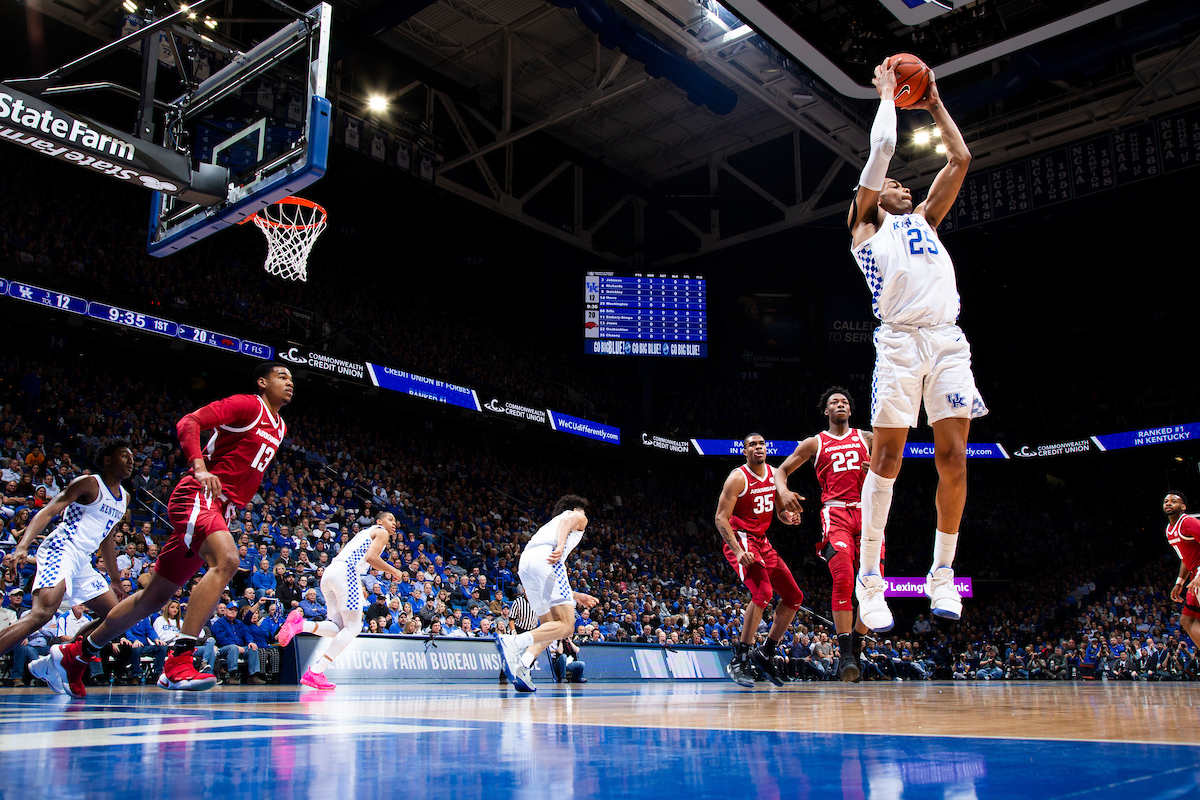 PJ Washington.

Kentucky beat Arkansas 70-66.

Photo by Chet White | UK Athletics