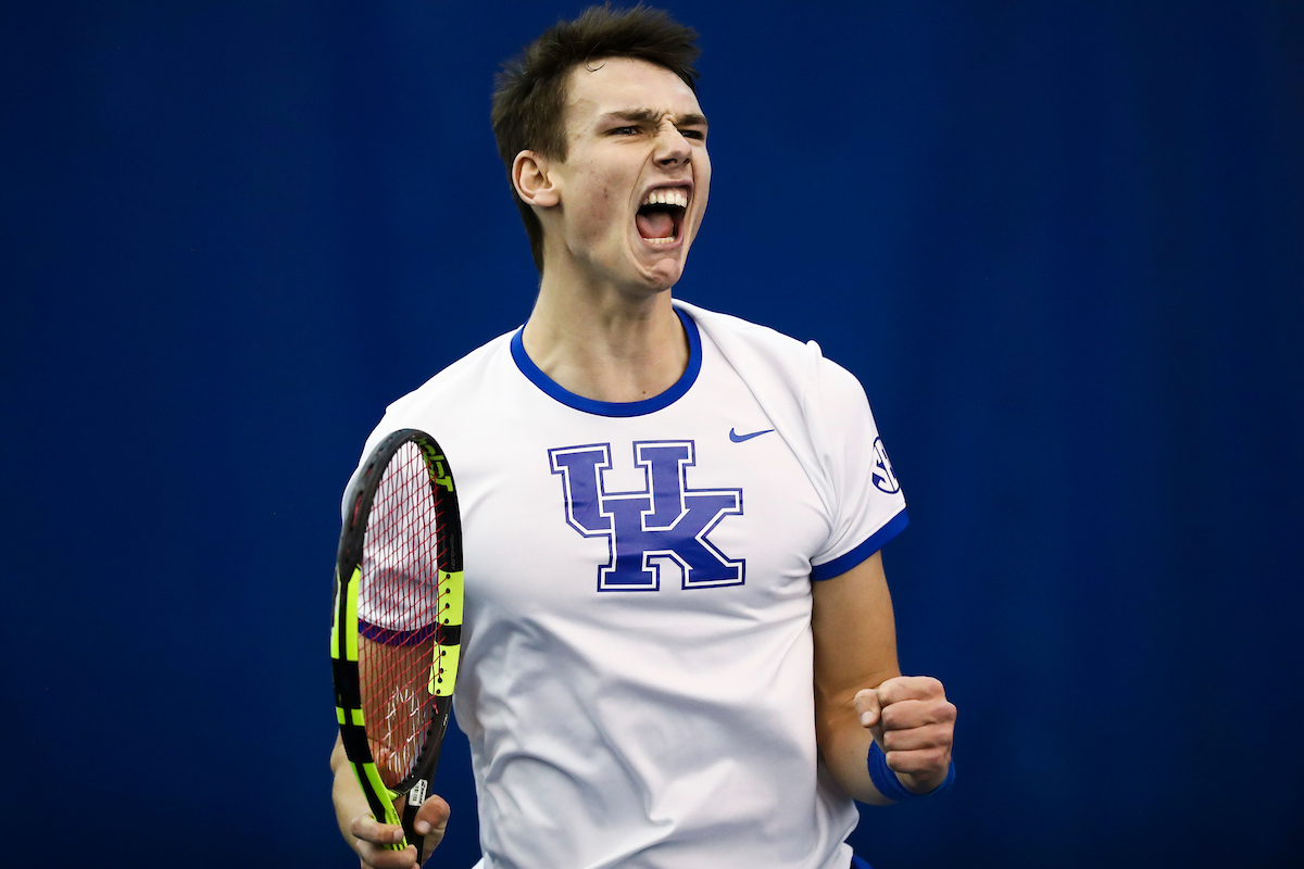 Cesar Bourgois.

Kentucky beat Memphis 4-1.

Photo by Chet White | UK Athletics