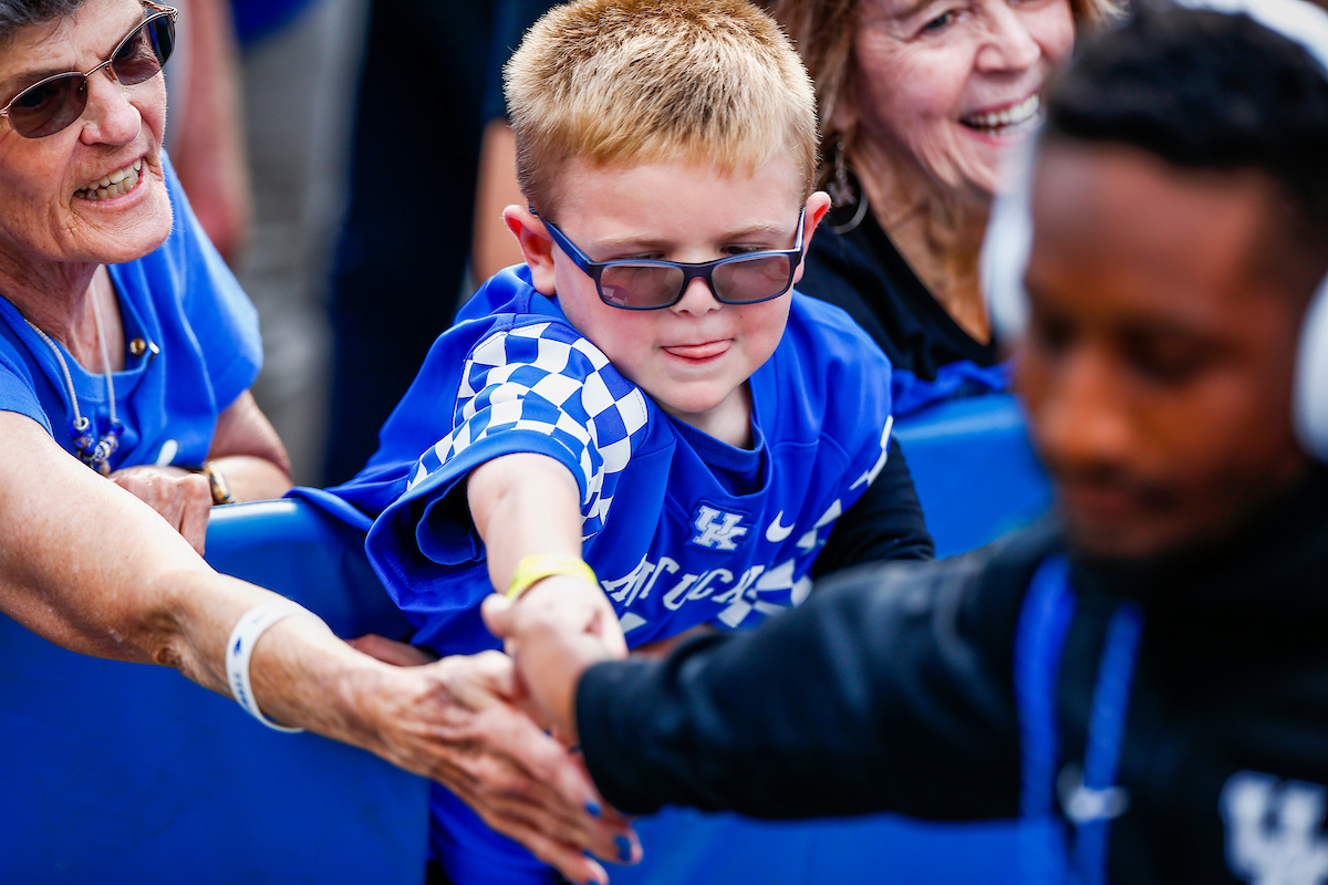 Fans.

UK beat EMU 38-17.

Photo by Chet White | UK Athletics