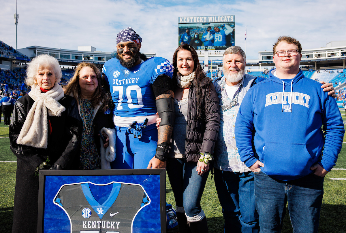 Darian Kinnard

Kentucky beats New Mexico State 56-16.

Photo by Jacob Noger | UK Athletics