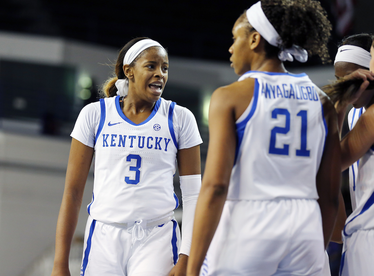 KeKe McKinney

UK Women's Basketball beat High Point University 71-49 at Memorial Coliseum  on Sunday, November 18th, 2018.

Photo by Britney Howard  | UK Athletics