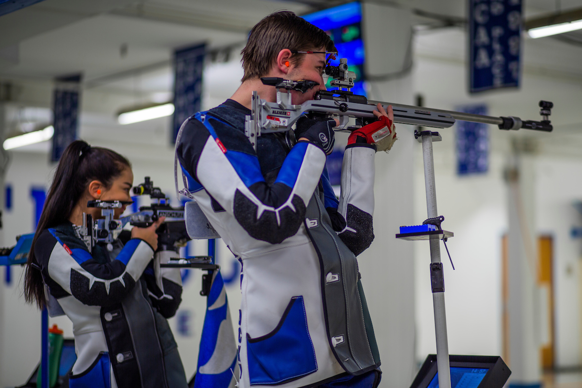 Will Shaner. 

Kentucky Rifle vs the Navy. 

Photo by Grant Lee | UK Athletics