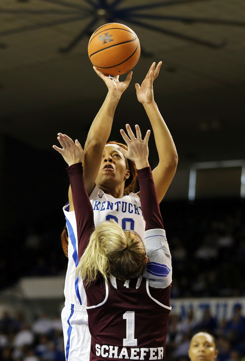 Dorie Harrison

The University of Kentucky women's basketball team falls to Mississippi State on Senior Day on Sunday, February 25, 2018 at the Memorial Coliseum.

Photo by Britney Howard | UK Athletics