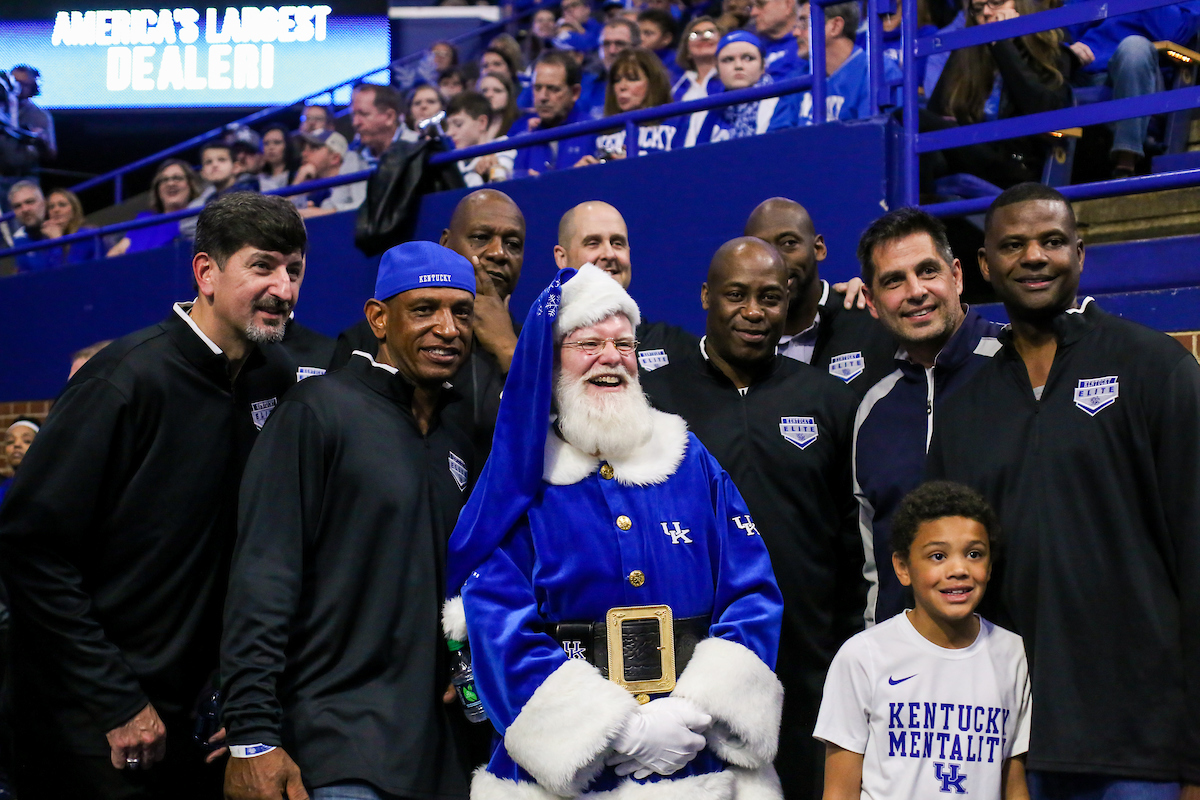 1993 team. Santa.

Kentucky beat Utah 88-61 on Saturday, December 15, 2018, in Lexington's Rupp Arena.

Photo by Maddie Baker | UK Athletics