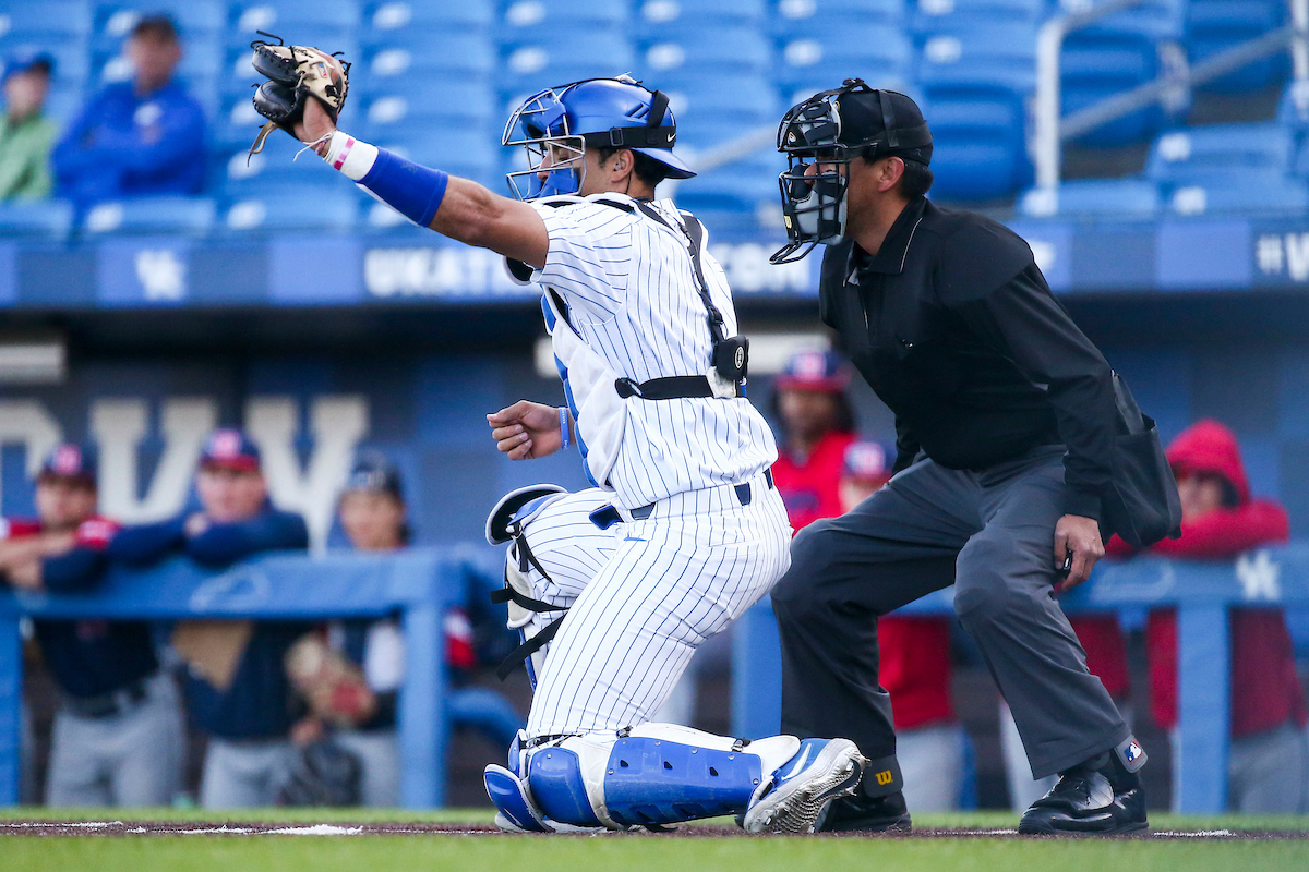 Devin Burkes.

Kentucky defeats Dayton 12-1.

Photo by Sarah Caputi | UK Athletics