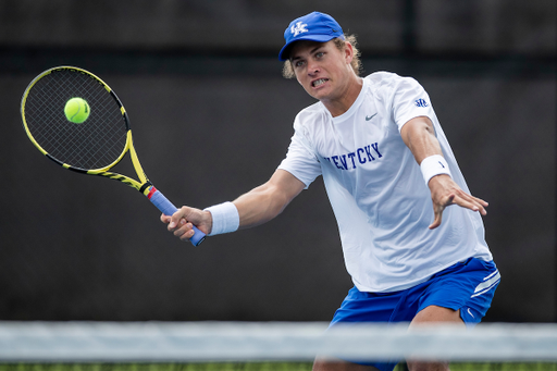 Liam Draxl.

Kentucky beat DePaul 4-0 in the first round of the 2022 NCAA Men’s Tennis Tournament.

Photo by Elliott Hess | UK Athletics