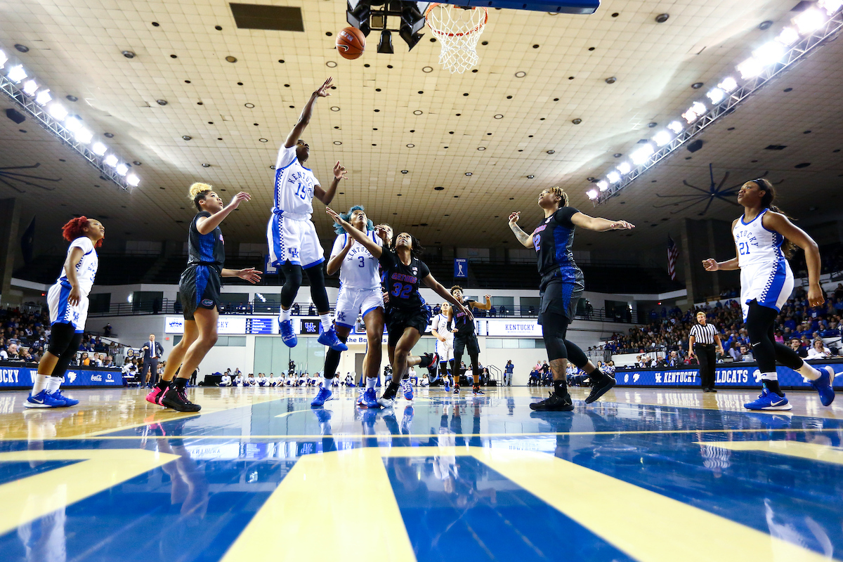 Chasity Patterson. 

Kentucky fell to Florida 70 - 62. 

Photo by Eddie Justice | UK Athletics