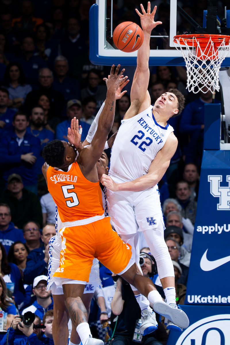 Reid Travis.

Kentucky beat Tennessee 86-69.

Photo by Chet White | UK Athletics