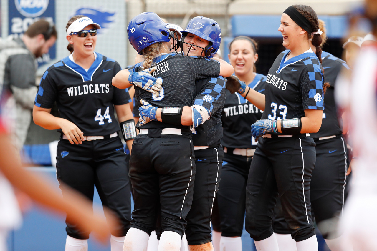 Jenny Schaper.

The University of Kentucky softball team beat UIC 10-1 in the Cats NCAA Championship Lexington Regional opening game at John Cropp Stadium on Saturday, May 19, 2018.

Photo by Elliott Hess | UK Athletics