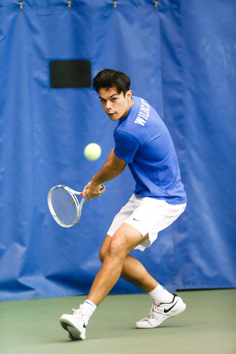 Theo McDonald.

Kentucky men's tennis hosts Notre Dame.

Photo by Isaac Janssen | UK Athletics