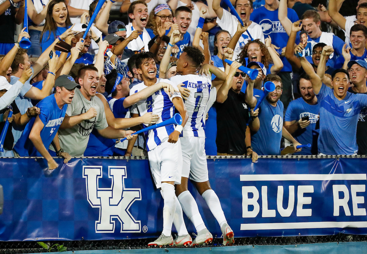 Kalil Elmedkhar. JJ Williams. Fans.

Kentucky beats Louisville 3-0.


Photo by Chet White | UK Athletics