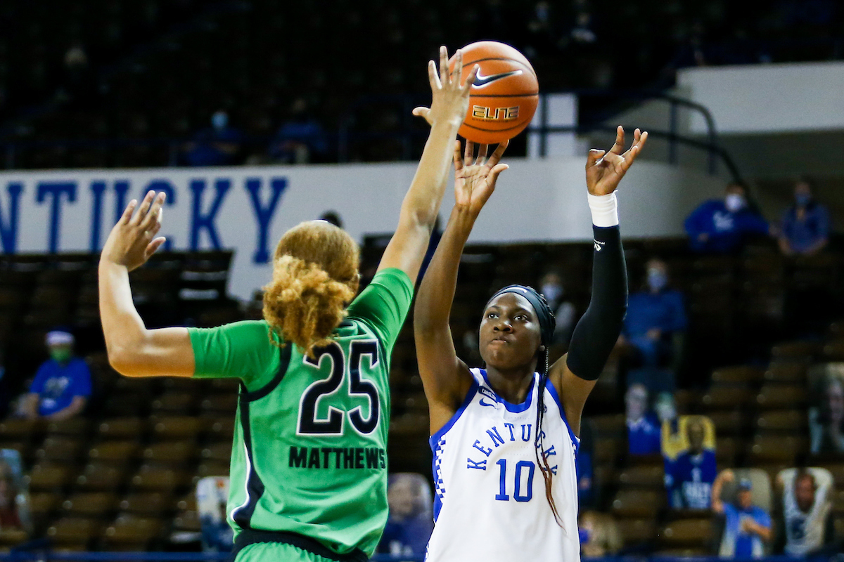 Rhyne Howard.

Kentucky beats Marshall 79-45.

Photo by Hannah Phillips | UK Athletics