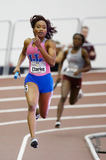 Kayelle Clark.

The University of Kentucky track and field team competes in day two of the 2018 SEC Indoor Track and Field Championships at the Gilliam Indoor Track Stadium in College Station, TX., on Sunday, February 25, 2018.

Photo by Chet White | UK Athletics