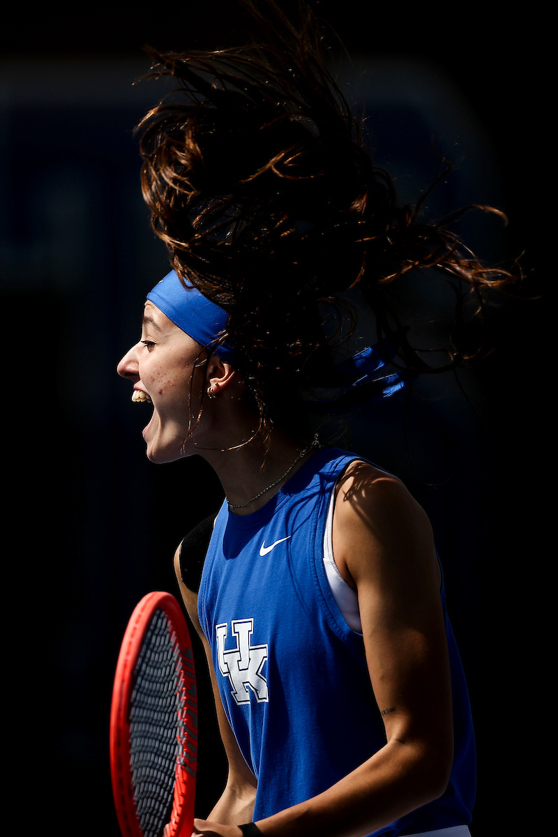 Lidia Gonzalez.

Kentucky loses to South Carolina 4-2.

Photos by Chet White | UK Athletics