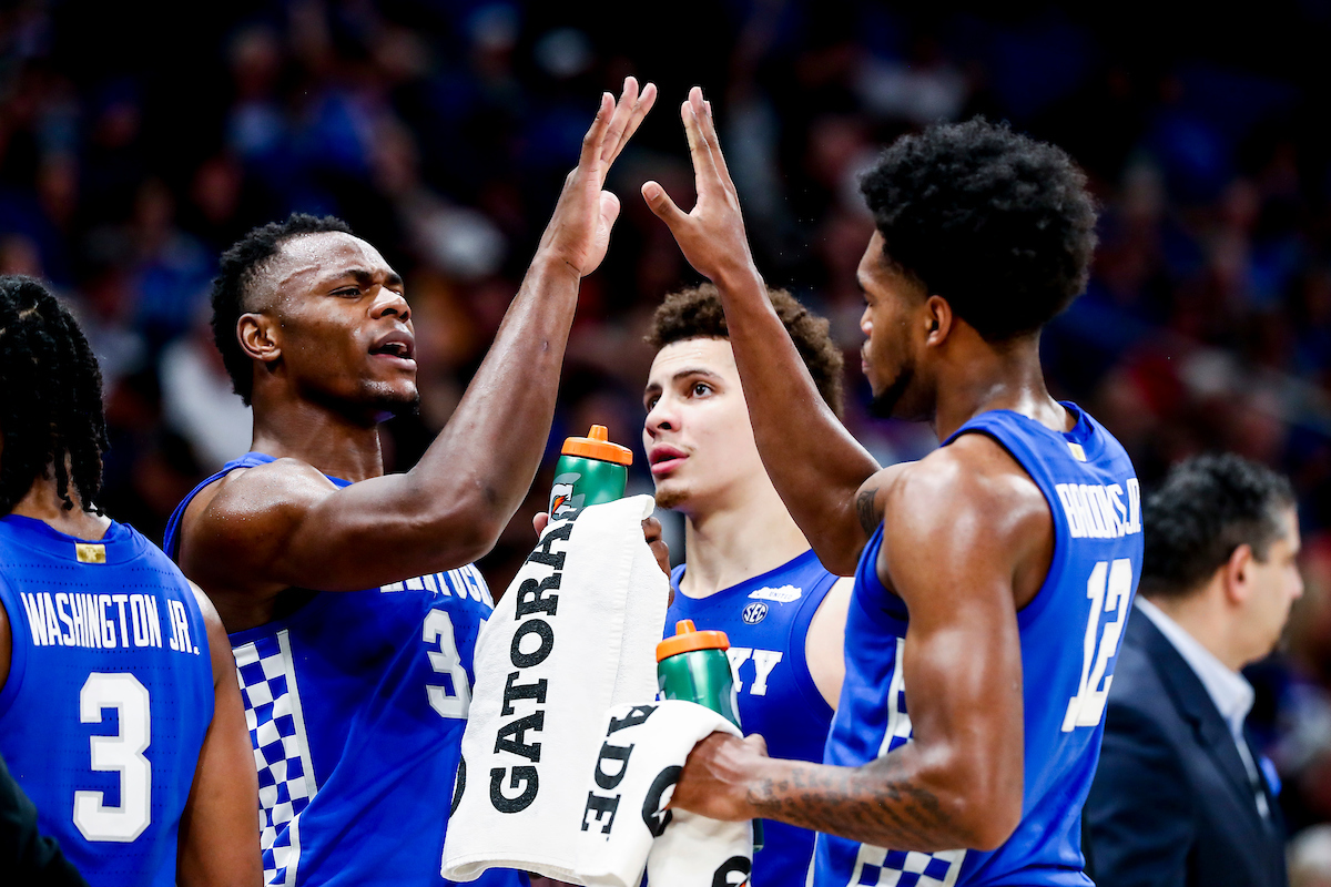 Oscar Tshiebwe. Kellan Grady. Keion Brooks Jr.

Kentucky loses to Tennessee 69-62.

Photos by Chet White | UK Athletics