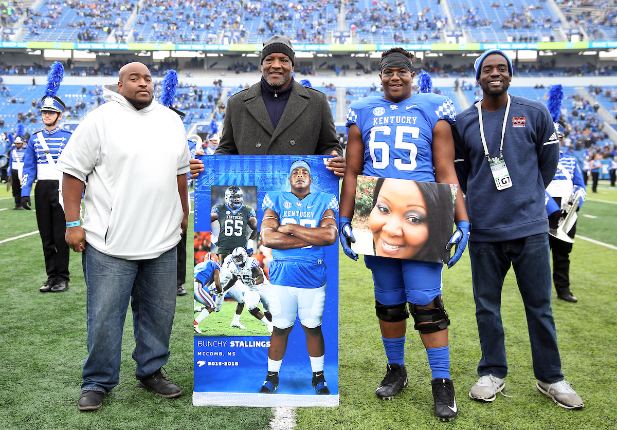 Bunchy Stallings


UK Football beats MTSU 34-23 on Senior Day at Kroger Field. 

Photo by Britney Howard | UK Athletics