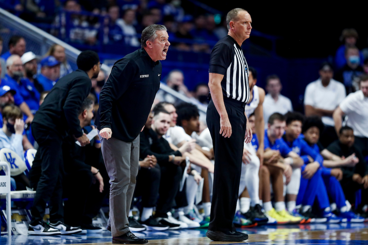 John Calipari.

Kentucky beat Missouri 83-56.

Photos by Chet White | UK Athletics