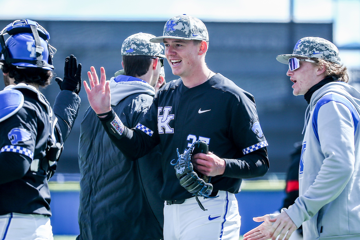 Tyler Bosma.

Kentucky defeats Georgia 18-5.

Photo by Sarah Caputi | UK Athletics