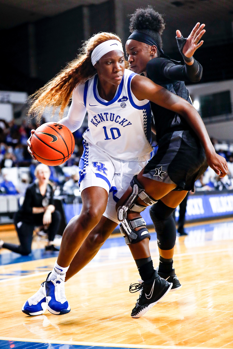Rhyne Howard.

Kentucky beats Vanderbilt 69-65.

Photo by Grace Bradley | UK Athletics