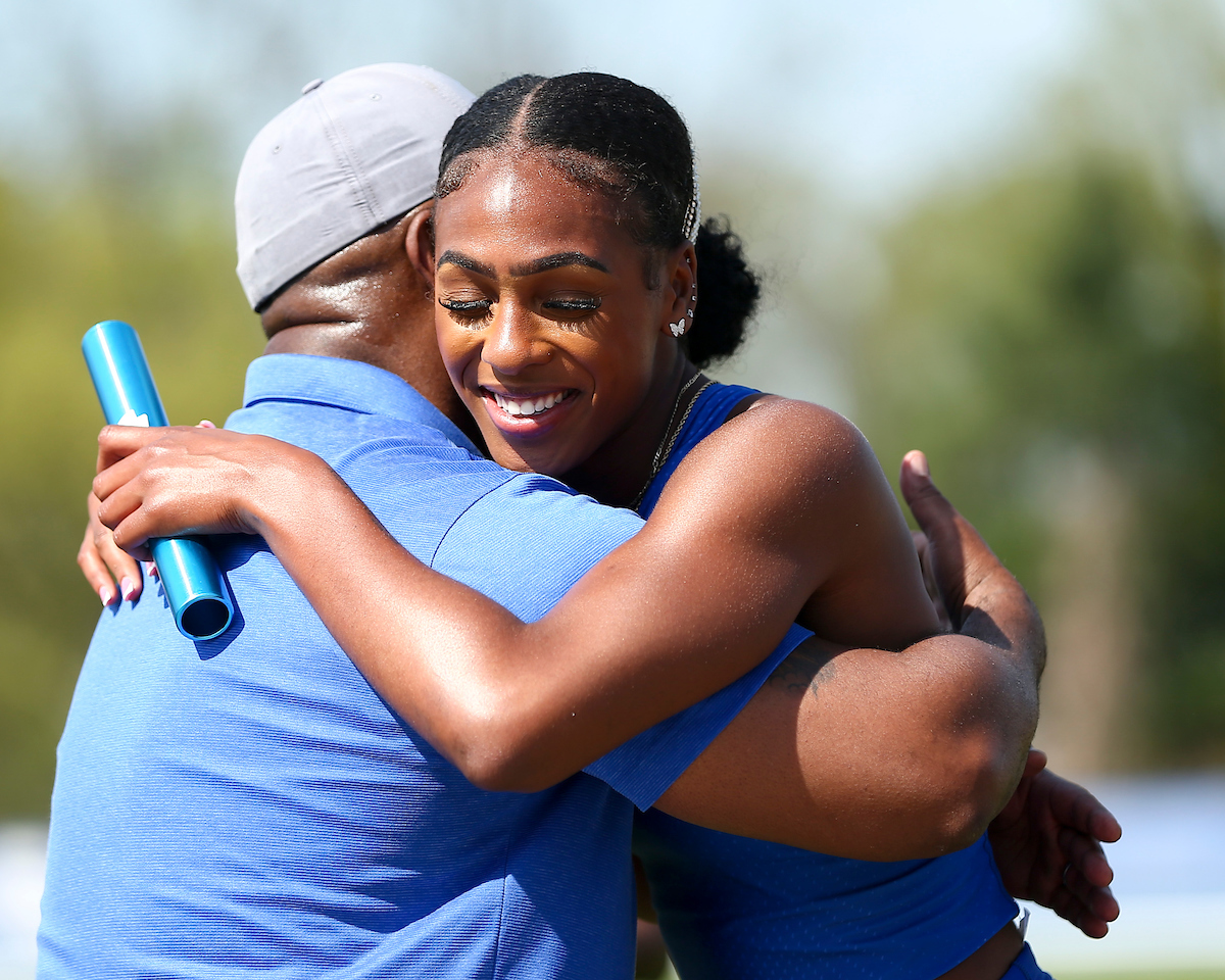 Alexis Holmes, Lonnie Greene.

Day Two of the Kentucky Invitational.

Photo by Grace Bradley | UK Athletics