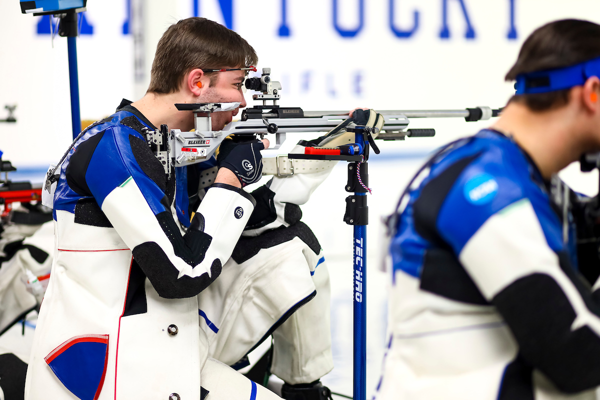 Will Shaner. 

Kentucky Rifle vs Morehead St.

Photo by Eddie Justice | UK Athletics