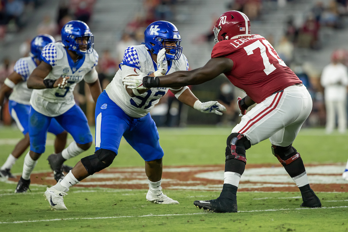 Phil Hoskins

Alabama defeats Kentucky 63-3

Photo By Brian Moriarty | UK Football