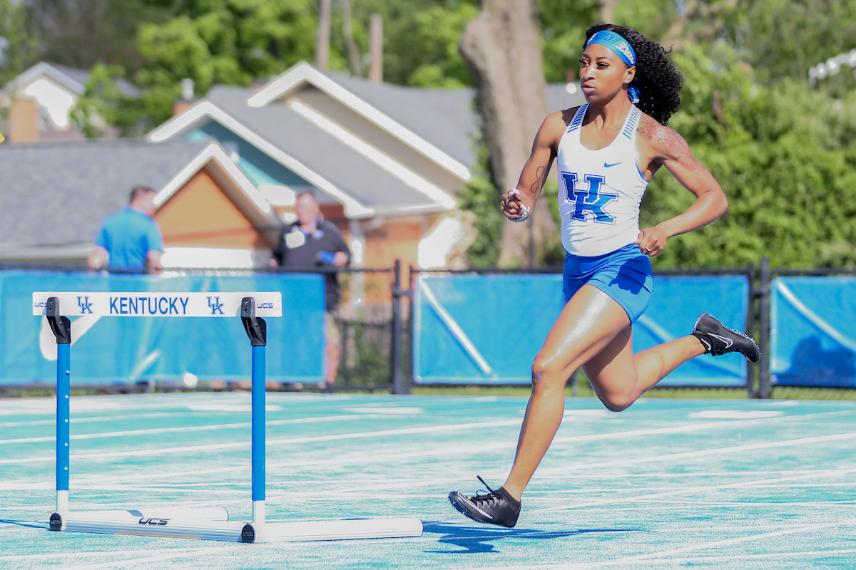 Faith Ross.

Kentucky Open (Outdoor).

Photo by Sarah Caputi | UK Athletics