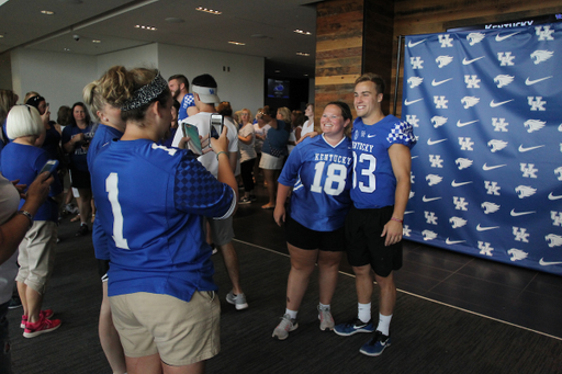 David Bouvier.

Women's clinic hosted by Kentucky Football on July 28th, 2018 at Kroger Field in Lexington, Ky.

Photo by Quinlan Ulysses Foster I UK Athletics