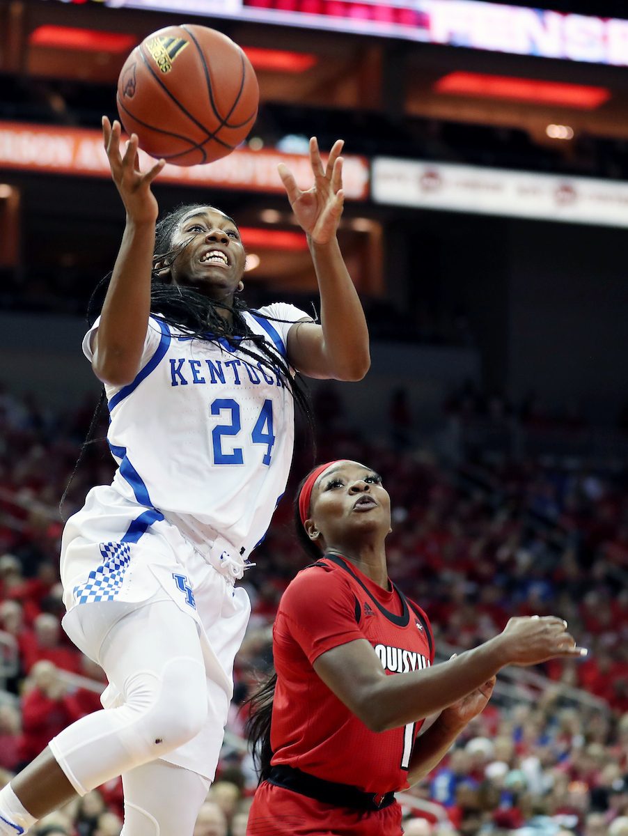 Taylor Murray

Women's Basketball loses to Louisville on Sunday, December 9, 2018 at the Yum! Center.  

Photo by Britney Howard  | UK Athletics