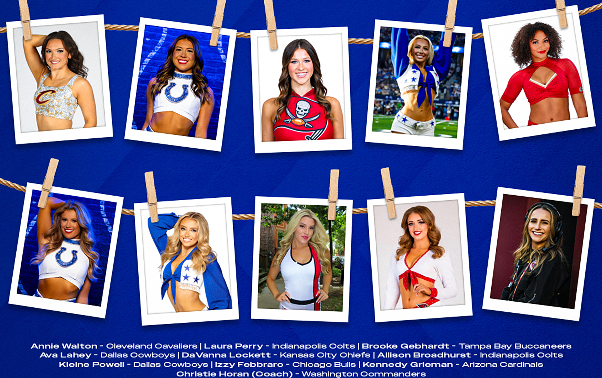 Former UK Dance Team Members on 2025-26 NFL/NBA Cheer Rosters