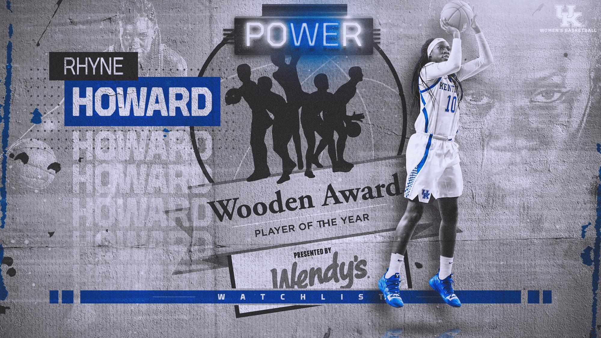 Rhyne Howard Named to Wooden Award Midseason Top 25