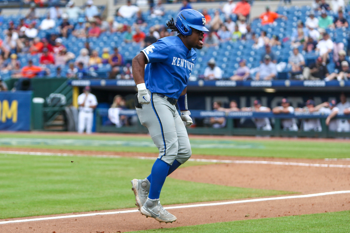 Oraj Anu.

Kentucky beats Auburn 3-1.

Photo by Sarah Caputi | UK Athletics