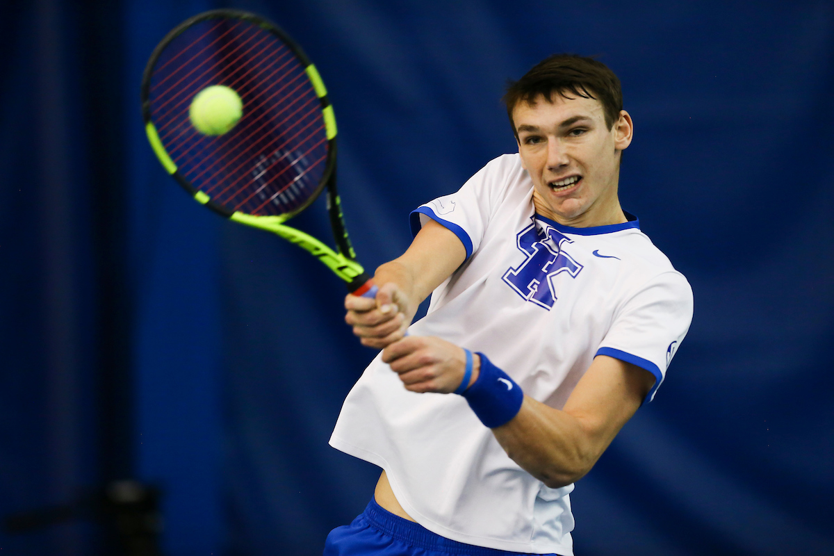 Cesar Bourgois.

Kentucky beat Memphis 4-1.

Photo by Chet White | UK Athletics
