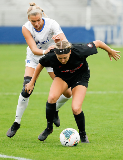 Hannah Richardson.

UK women’s soccer tied Georgia 1-1 in double OT on Sunday, October 11, 2020, at The Bell in Lexington, Ky.

Photo by Chet White | UK Athletics