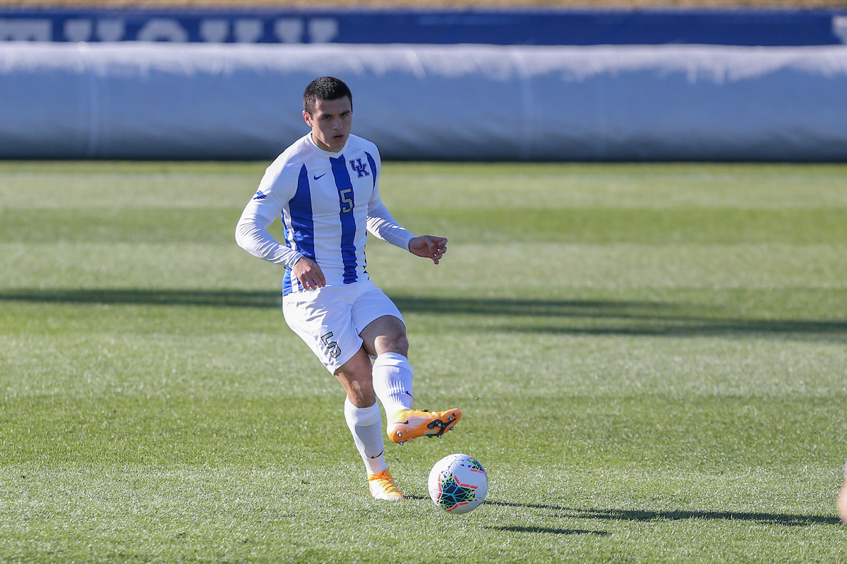 Leon Jones.

Kentucky ties Akron 1 - 1.

Photo by Sarah Caputi | UK Athletics