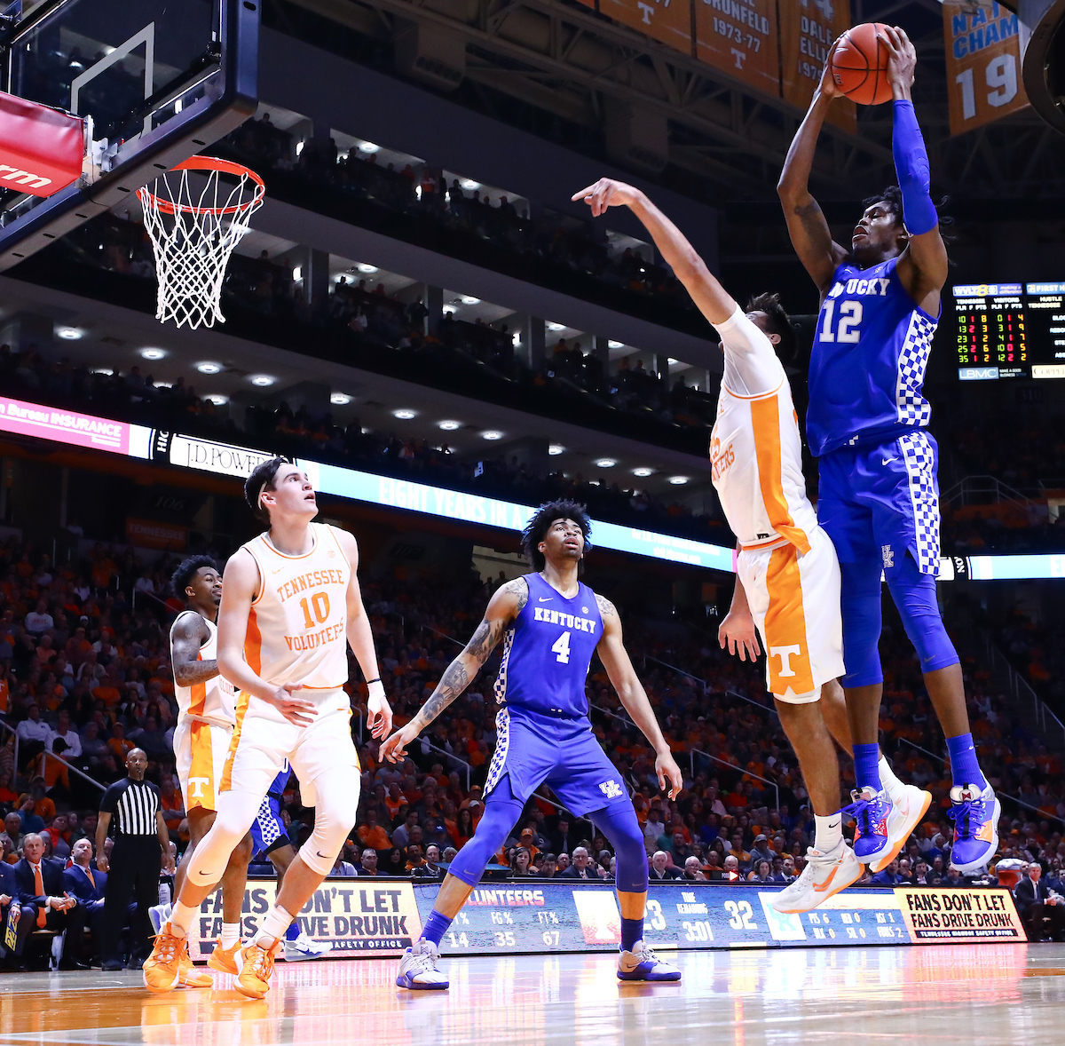 Keion Brooks Jr. Nick Richards.

Kentucky beat Tennessee, 77-64.

Photo by Elliott Hess | UK Athletics