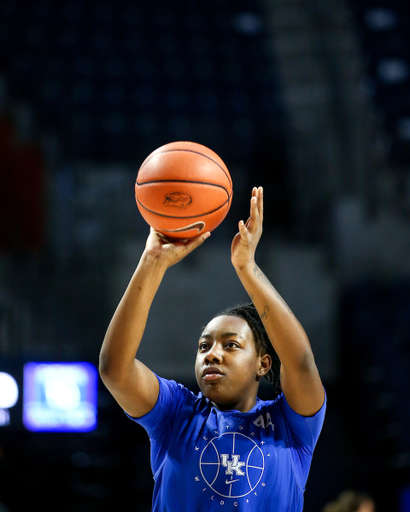 Dreuna Edwards. 

Florida Shootaround.

Photo by Eddie Justice | UK Athletics