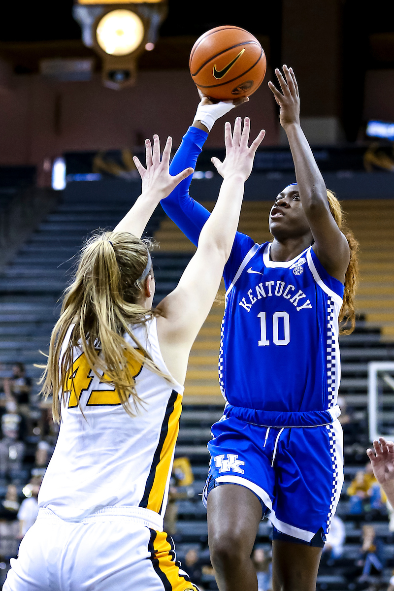 Rhyne Howard.

Kentucky defeats Missouri 78-63.

Photo by Eddie Justice | UK Athletics
