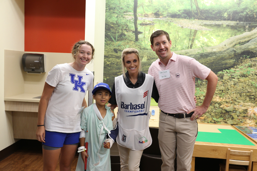 The PGA Tour and select student-athletes partner with the Kentucky Children?s Hospital for a Mini Golf Charity Event on Wednesday, July 18th, 2018 at the Albert B. Chandler Hospital in Lexington, KY.

Photos by Noah J. Richter | UK Athletics