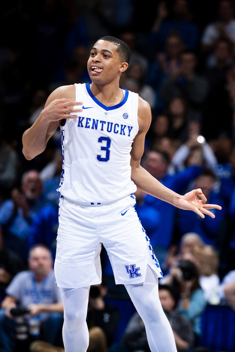 Keldon Johnson.

Kentucky beat Arkansas 70-66.

Photo by Chet White | UK Athletics