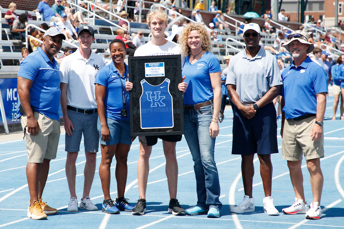 Lincoln Young.

Day two of the Kentucky Invitational. Senior Day.

Elliott Hess | UK Athletics